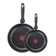 thumbnail image 1 of Set de 2 sartenes Easy Cook Tefal, 24 cm y 30 cm, aluminio, negro, 1 of 3