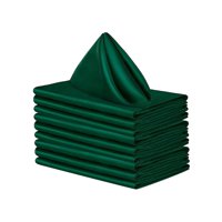 Bothyi - 10X Servilletas De Fiesta De Bodas Portátil Elegante Para Eventos Banquetes Bodas Verde