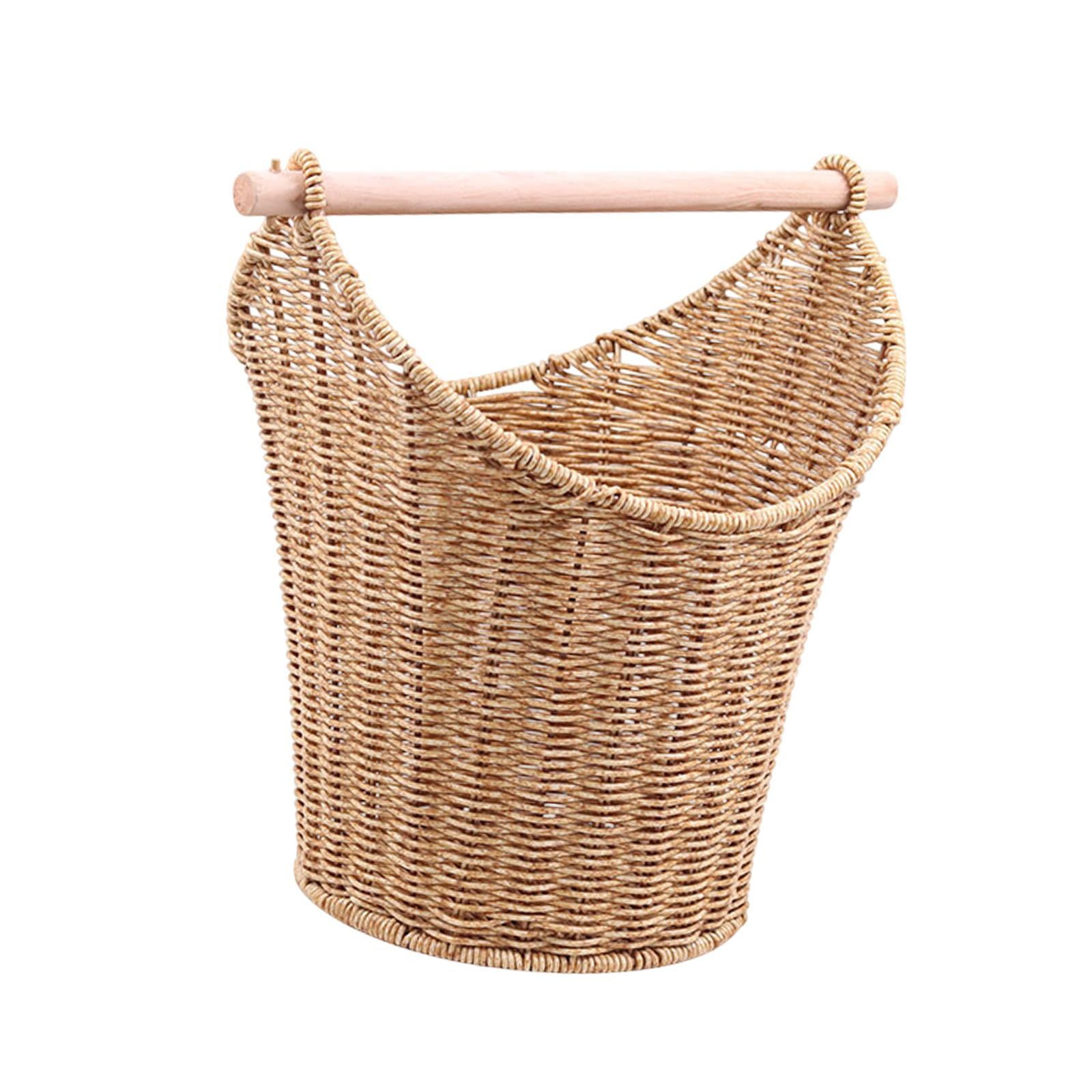 Magideal - Cesta De Almacenamiento De Toallas De Papel Tejido, Cesta De Papel Higiénico Moderna, Cesta De Pañuelos Portátil Para Entrada, Sala De Estudio, Baño,