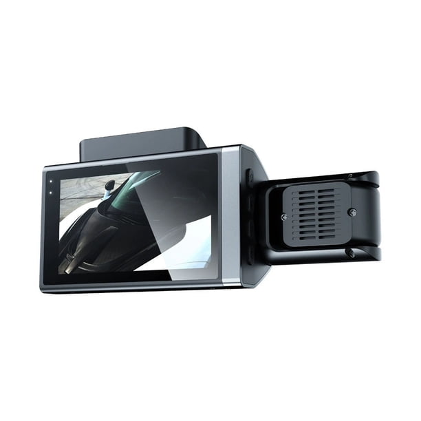 Cámara Vehicular 3 Lentes Full HD 1080P WiFi Pantalla de 3” Visión Nocturna Gran Angular 170° para seguridad