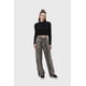 thumbnail image 4 of Jeans Mujer Cargo Animal Calce Recto Café, 4 of 4