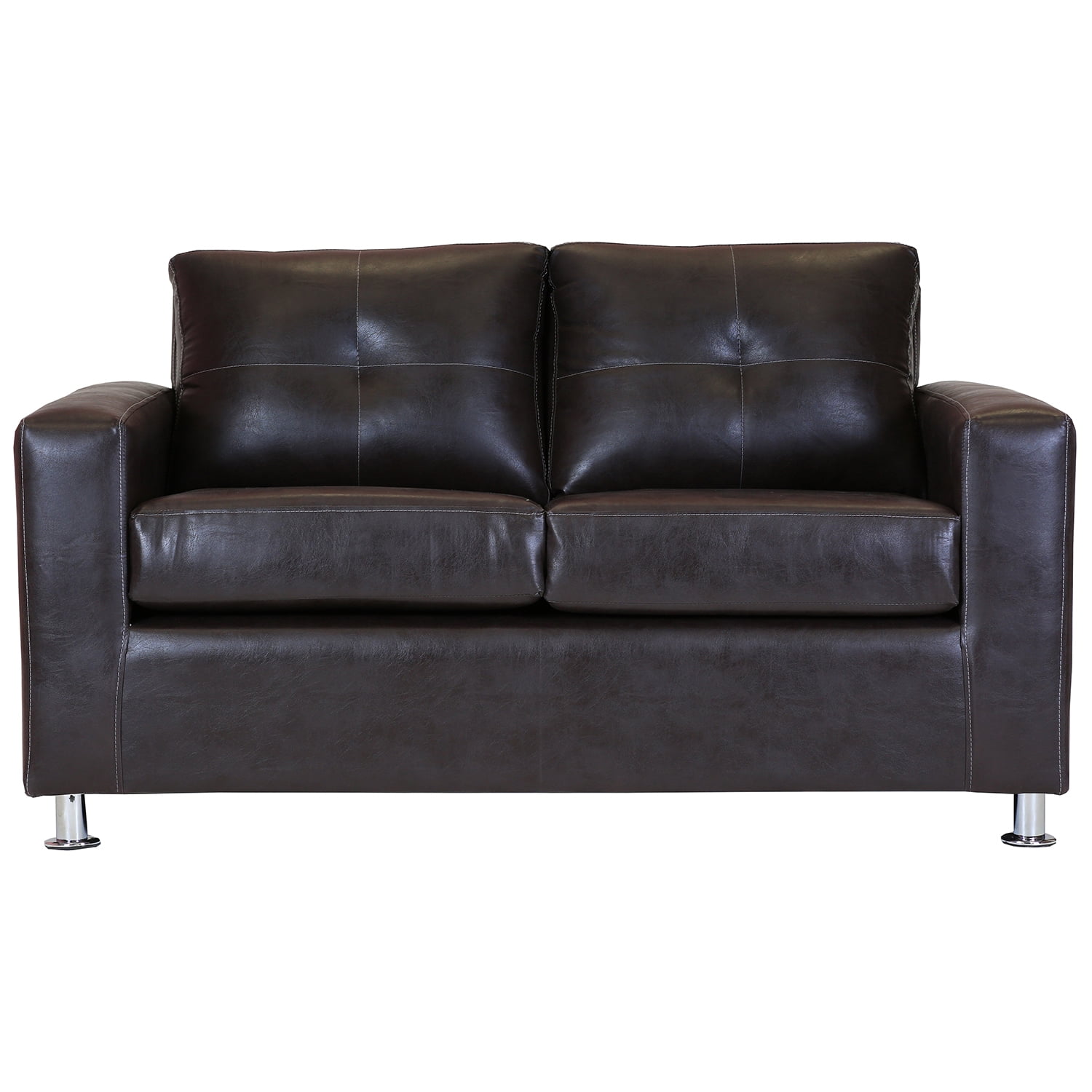 Muebles América - Sofá George 2 Cuerpos Negro