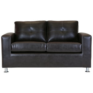 Muebles América - Sofá George 2 Cuerpos Café Moro