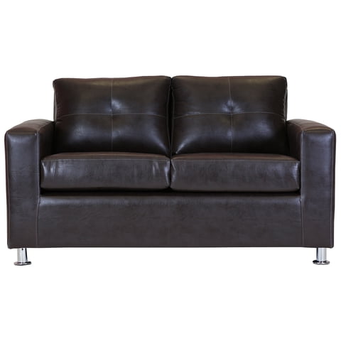 Muebles América - Sofá George 2 Cuerpos Café Moro