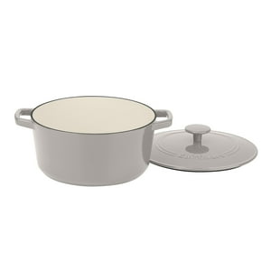Cuisinart - Cacerola Chefs Classic De Hierro Fundido Esmaltado Lino De 5 Litros