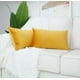 thumbnail image 2 of Pack de 2 Fundas Terciopelo Liso 30x50 cm Amarillo, 2 of 3