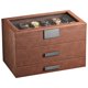 thumbnail image 4 of Caja de relojes Glenor de 24 compartimentos color marrón – Estuche de exhibición de lujo, 4 of 5