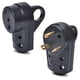 thumbnail image 1 of Juego de enchufes RV Wadoy 30A/125V macho y hembra con asa, 1 of 7