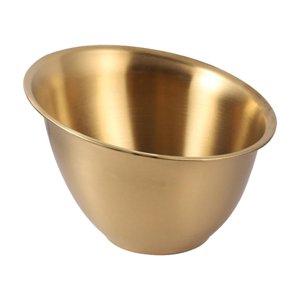 Bothyi - Cuencos Para Servir De Acero Inoxidable Cubiertos Cuencos Para Mezclar Para Fiestas Eventos Cocina 14,5 Cm Oro
