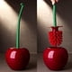 thumbnail image 1 of Escobilla de baño con forma de cereza - Juego de escobilla de baño de pie - Escobilla de baño compacta de cereza para baño doméstico, 1 of 7