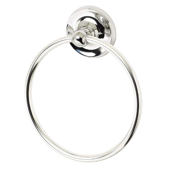 Soporte Oakbrook de metal cromado pulido para anillos de toalla