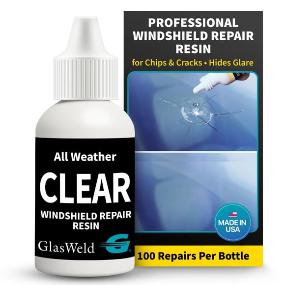 Resina para reparación de parabrisas GlasWeld tono transparente 15 ml