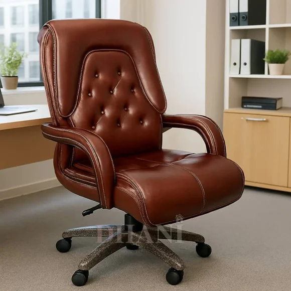 Silla de Escritorio Gerencial Capitoné Ergonómica Ejecutiva Premium para Oficina y Home Office