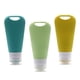 thumbnail image 1 of Juego de botellas de viaje de silicona Tamaño de viaje Tubos de 90 ml Accesorios recargables para jabón líquido, lociones, cremas Envases de líquidos 3 piezas, 1 of 5
