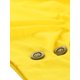 thumbnail image 5 of INSPIRE CHIC Blusa Fruncida para Mujer de Regreso a Clases con Botones Decorativos Cuello en V Manga 3/4 Top de Punto Sólido Amarillo Limón L, 5 of 6