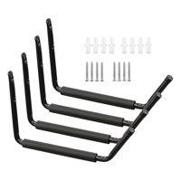 Ioensy - 4 Uds. Ganchos Para Perchas Para Kayak, Maderas Colgantes, Soporte De Pared Para Bicicletas, Estante De Almacenamiento Para Kayak