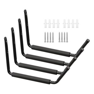 Ioensy - 4 Uds. Ganchos Para Perchas Para Kayak, Maderas Colgantes, Soporte De Pared Para Bicicletas, Estante De Almacenamiento Para Kayak