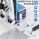 thumbnail image 4 of Soporte de refrigeración con cargador controlador para consola PS5 con ventilador de refrigeración de 3 velocidades, organizador para 15 juegos y soporte para auriculares, 4 of 7