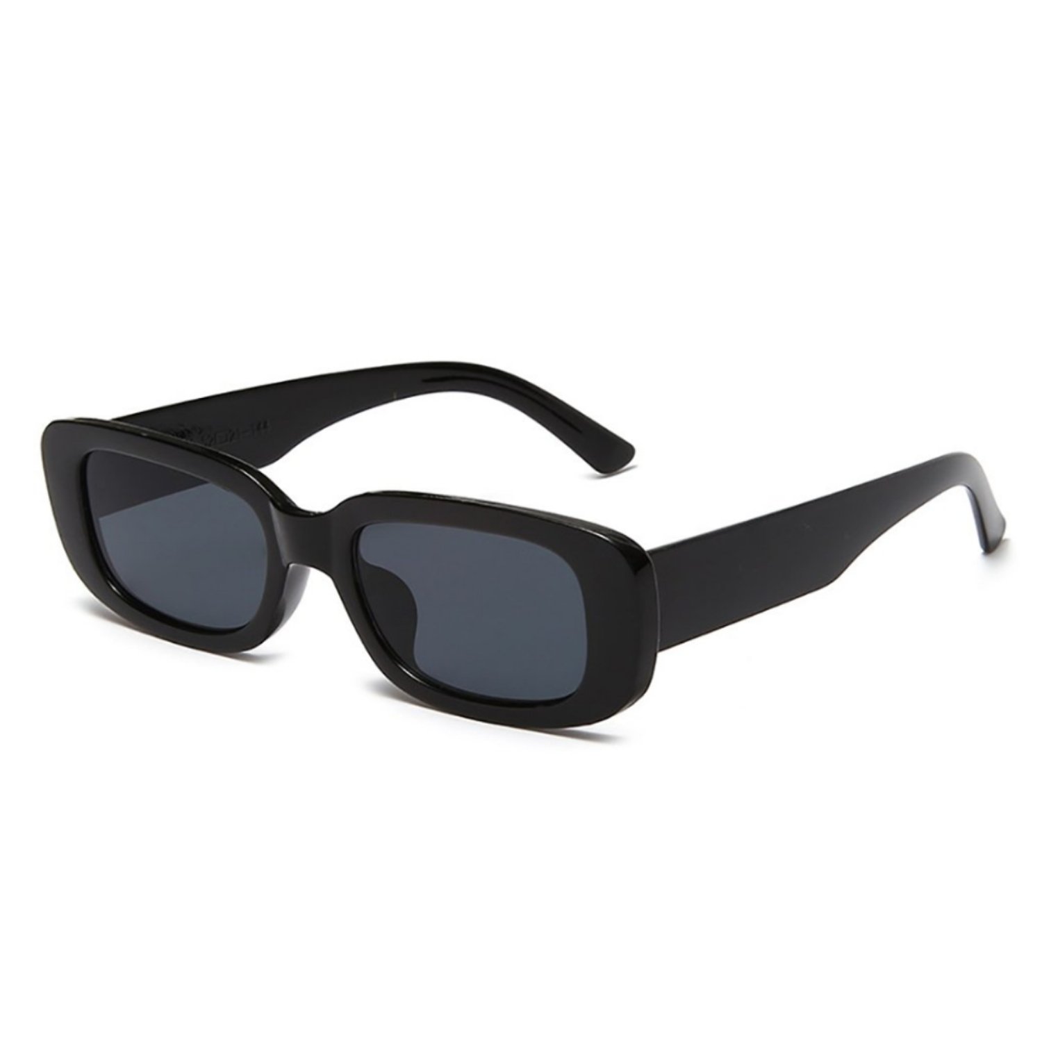 Novy - Gafas Lentes De Sol Retro Uv400 Negro Mujer + Estuche Y Paño