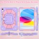 thumbnail image 4 of Funda WESOROL para iPad 11/10ª generación con soporte giratorio – Morado, 4 of 7