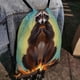 thumbnail image 4 of Mapache Mochila de Cuerdas para Deportes y Gimnasio, Bolsa de Cuerdas Resistente al Agua, Bolsa Cinch, 30×40cm, 4 of 6