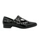 thumbnail image 5 of Ballerina para mujer, Negro doble correa con hebilla, 5 of 5