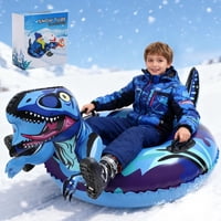 Trineo Inflable Snow Tube Bsiezc Con Forma De Dinosaurio Para Niños Y Adultos