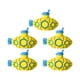 thumbnail image 3 of 5 Piezas Mini Submarino Adorno Para Tanque De Peces Decorativo Versátil Juguete Para Niños Amarillo, 3 of 5