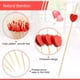thumbnail image 3 of Cocktail Picks Madera De Bambú Con Forma De Corazón Rojo 11 9 Cm 100 Unidades, 3 of 8