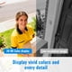 thumbnail image 3 of Cámaras de seguridad ZEEPORTE SECURITY 2K Wireless Outdoor, 3 of 9