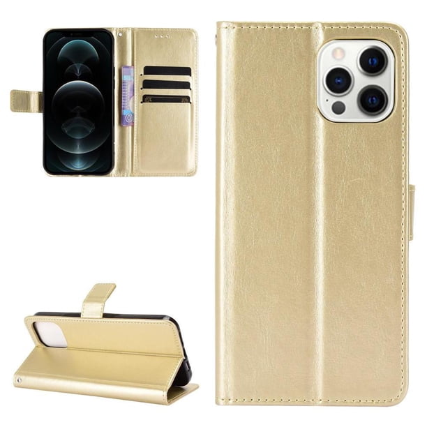 Funda tipo libro para iPhone 11 RPO, cartera todo‑en‑uno, funda multifuncional con tarjetero y correa de muñeca desmontable