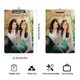 thumbnail image 2 of Las Chicas Gilmore Portapapeles de acrílico A4, tamaño carta estándar, carpeta con clip 31.8x 21.5CM para estudiantes, profesores y oficina, 2 of 6