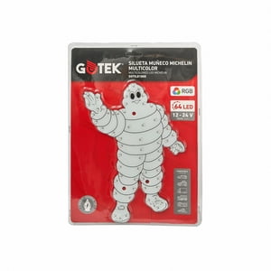 Gotek - Silueta Muñeco Michelin Led 12-2 4Volts Rgb