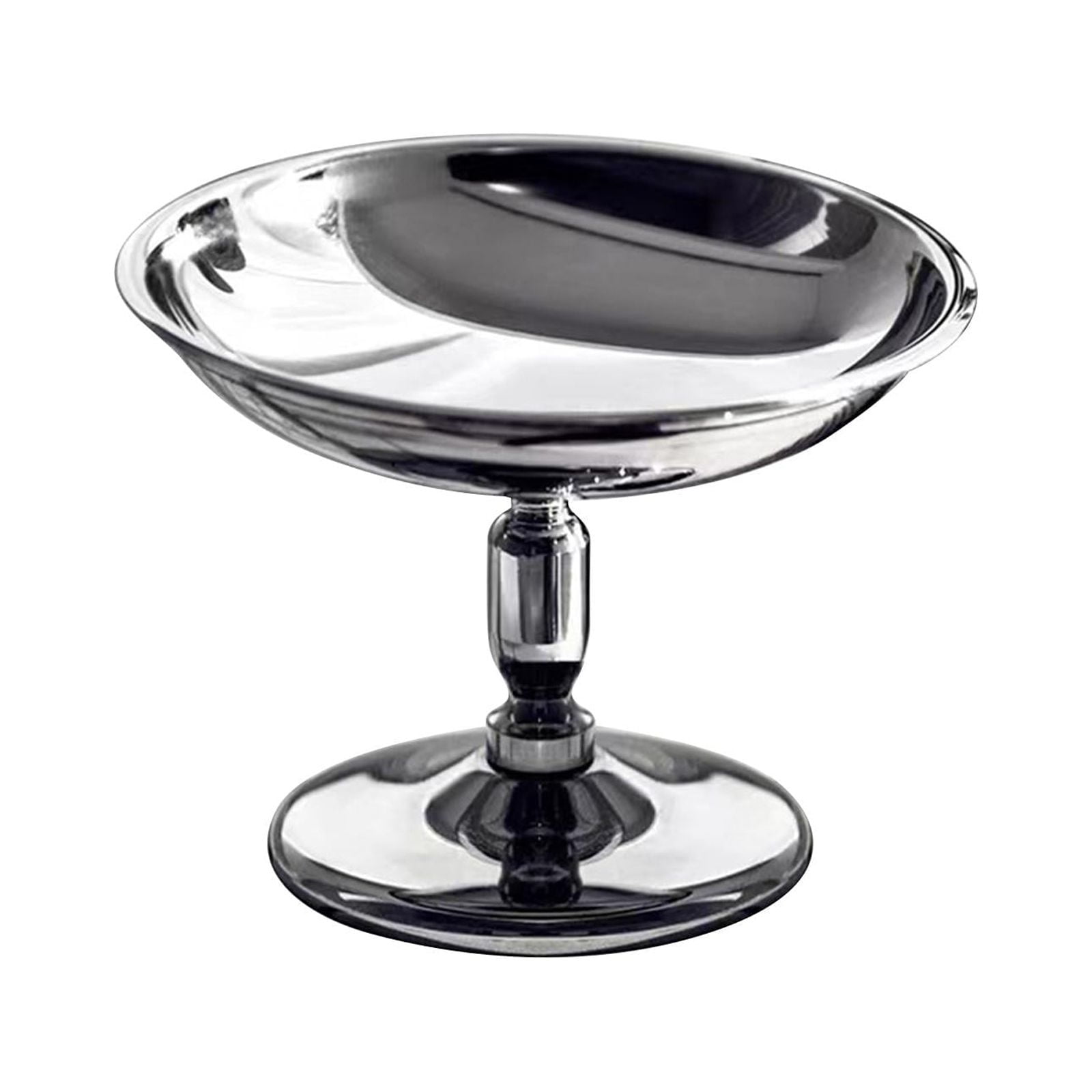 Magideal - Copas De Platos De Aperitivos Multipropósito Dia 4in Acero Inoxidable Estilo Vintage Postre Fruta Bandeja Yogurt Cup Para Uso Diario Snacks