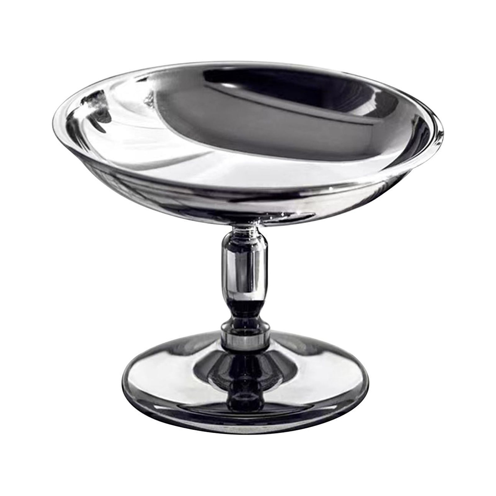 Magideal - Copas De Platos De Aperitivos Multipropósito Dia 4In Acero Inoxidable Estilo Vintage Postre Fruta Bandeja Yogurt Cup Para Uso Diario Snacks