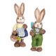 thumbnail image 4 of Conejo De Paja Figura De Conejito De Granjero De Pascua Con Zanahoria Para Boda, 4 of 5