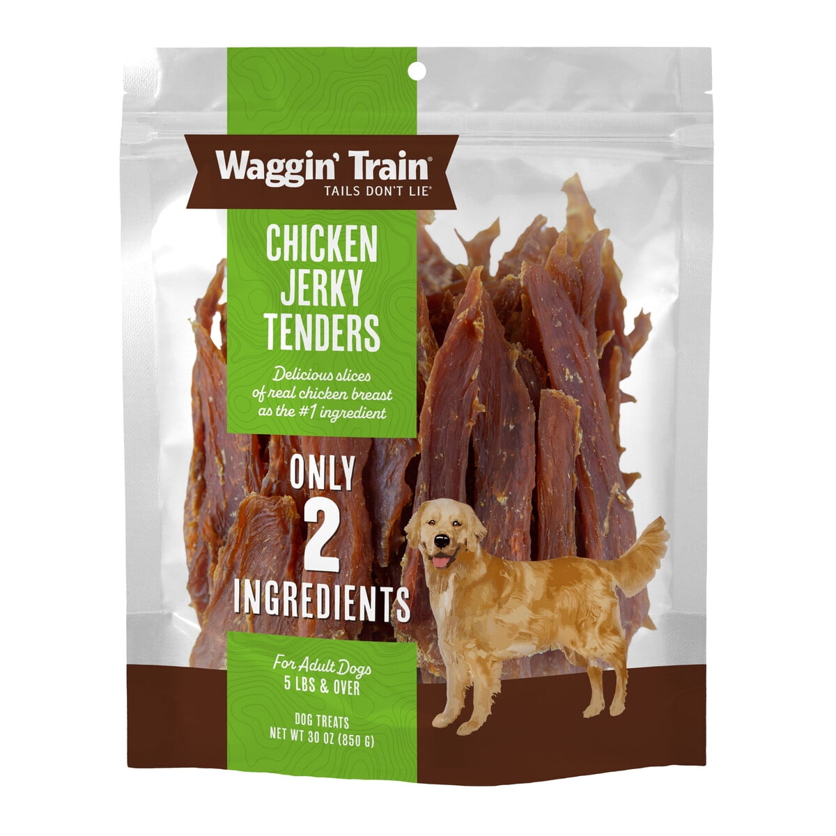 Snacks Para Perros Waggin Train Jerky Pollo 850g Alta Proteana