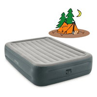 Genérico - Colchón Eléctrico Inflable Dura-Beam 152X203X46 Cm Gde Intex Color Gris