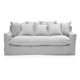 thumbnail image 2 of Juego De Living Fontana 5 Cuerpos Lino Gris Perla, 2 of 7