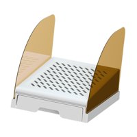 Ioensy - Alfombrilla Para Arena Para Gatos, Resistente A Los Arañazos, Para Atrapar Arena Para Gatos, Suministro Para Mascotas En El Hogar, Color Blanco