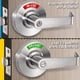 thumbnail image 3 of Indicador de baño con mango de privacidad Lock VacantSpace VS-01, 3 of 5