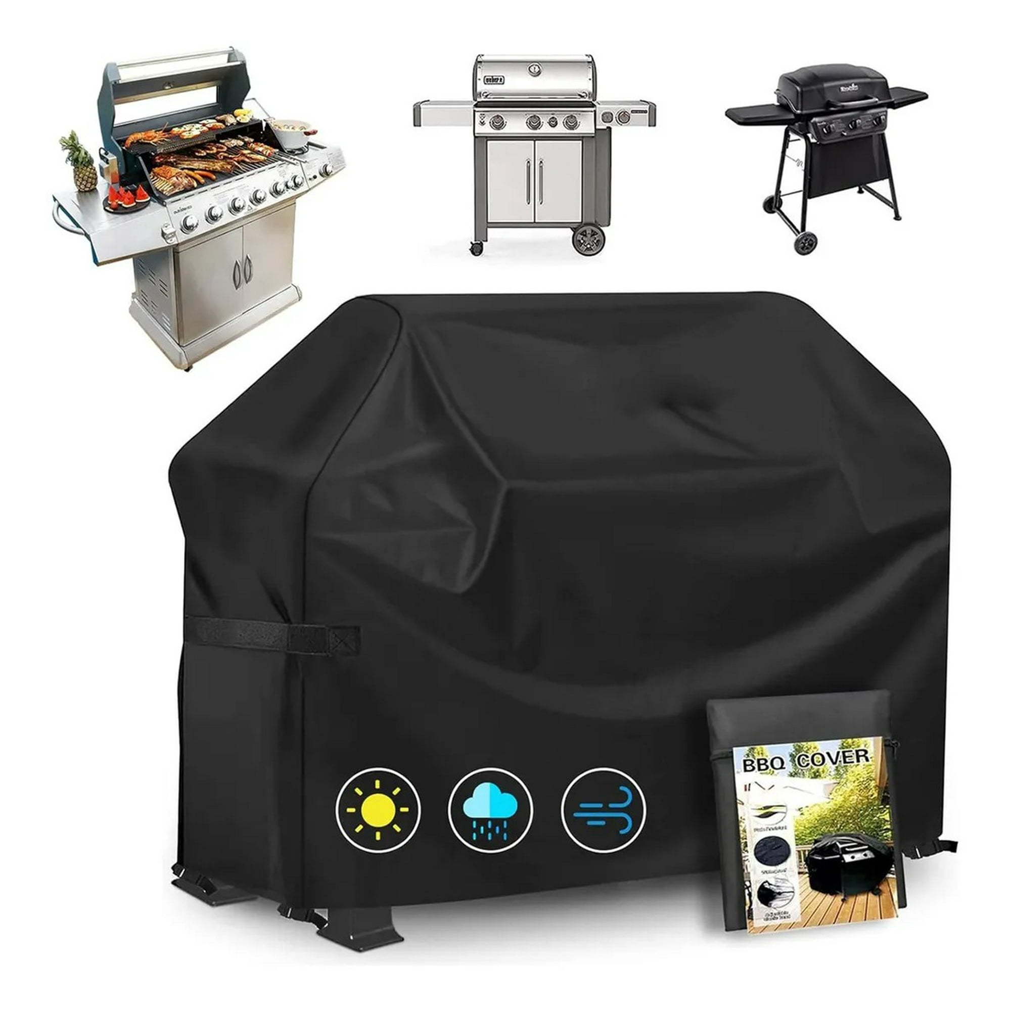 Genérica - Funda Cubre Parrilla Protector Impermeable Para Exterior 147*11*61cm