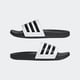 thumbnail image 2 of Zapatillas adidas Adilette Comfort para adulto, blanco/negro, talla 18, 2 of 9