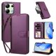 thumbnail image 2 of Funda con Billetera para [Xiaomi Redmi Note 13 4G] con Bolsillo Zipper y Tarjetero Violeta, 2 of 6