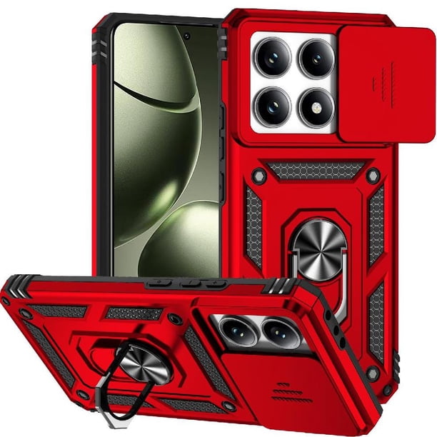 Estuche GANGXUN para Xiaomi 14T, soporte giratorio 360°, estilo mecánico y magnético