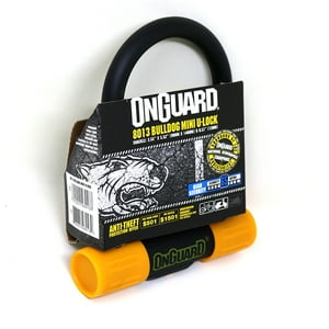 On Guard - Candado Onguard Llave U-Lock Bulldog Mini 90X140Mm Amarillo