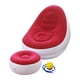 thumbnail image 4 of Silla De Salón Inflable Con Taburetes De Pie Sofá Perezoso Para Viajes De Campamento Al Aire Libre Rojo, 4 of 4