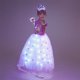 thumbnail image 4 of Disfraz de princesa Letsglow Light Up para niñas de 3 a 4 años, 4 of 9