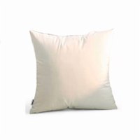 Genérico - Funda Para Cojín Velvet Terciopelo Liso En Variedad De Colores - Blanco