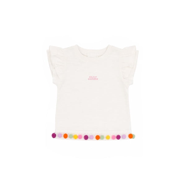 Polera bb niña pompones breeze 181